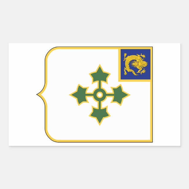 47. Infanterie Rechteckiger Aufkleber (Vorderseite)