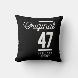 47 Jahre alt - 47. Geburtstag Funny Gift Kissen