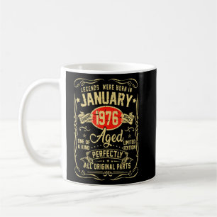 47 Jahre alte Legenden Geboren im Januar 1976 47. Kaffeetasse