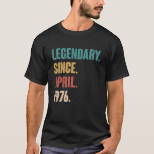 47 Jahre Vintag 1976 Geburtstag 47. April Deko T-Shirt