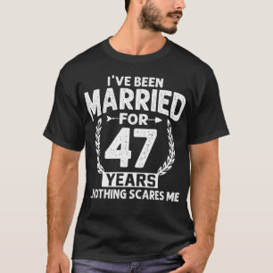 47. Jubiläum war ich Verheiratet 47 Jahre T-Shirt