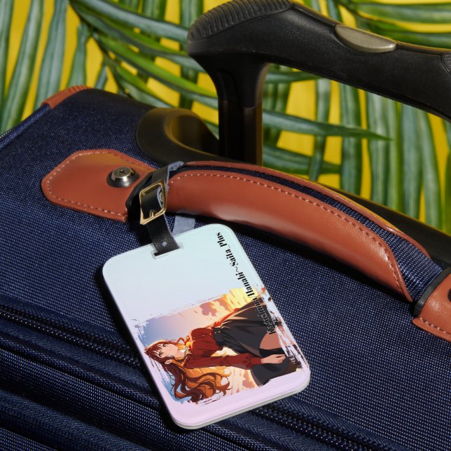 47_Plus 鹿児島 花火 - Kagoshima Hanabi Gepäckanhänger (Vorderseite Insitu 1)