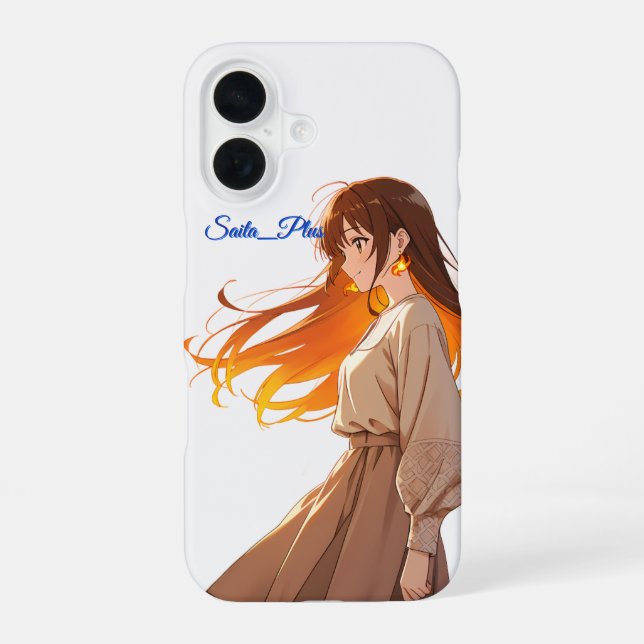47_Plus – Anime Character Series iPhone 16 Hülle (Rückseite)