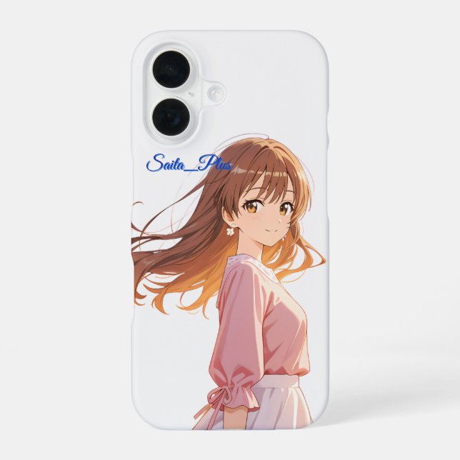 47_Plus – Anime Character Series iPhone 16 Hülle (Rückseite)