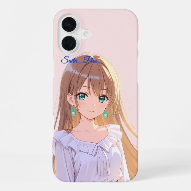 47_Plus – Anime Character Series iPhone 16 Plus Hülle (Rückseite)