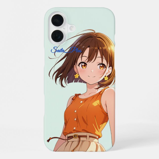 47_Plus – Anime Character Series iPhone 16 Plus Hülle (Rückseite)