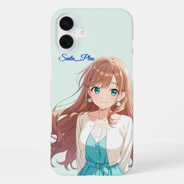 47_Plus – Anime Character Series iPhone 16 Plus Hülle (Rückseite)