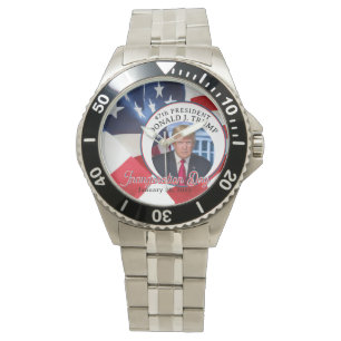 47. Präsident Donald J. Trump Tag der Amtseinführu Armbanduhr