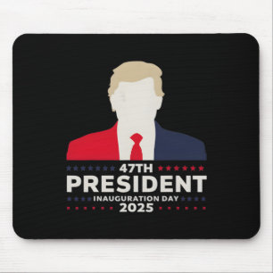 47 Präsident Donald Trump Tag der Amtseinführung 2 Mousepad