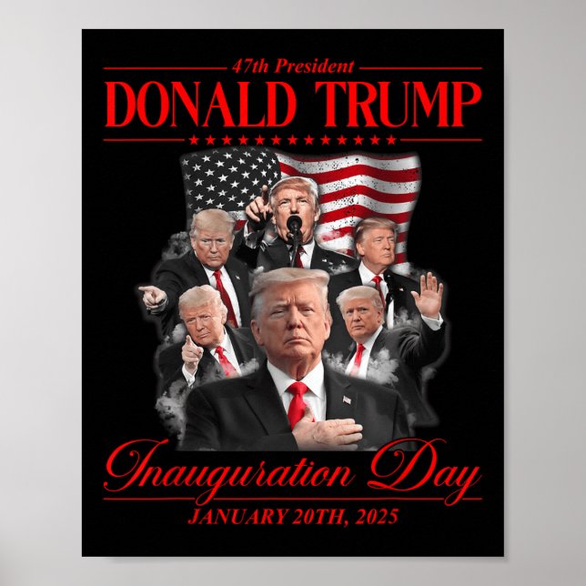 47. Präsident Einweihung des Staat Trump 202 Poster (Vorne)
