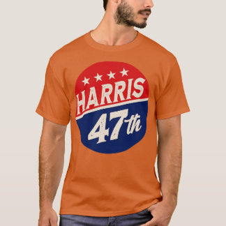 47. Präsidentschaftswahlkampagne Retro Design T T-Shirt