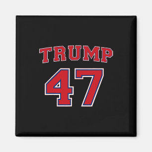 47 Trump 2024 Wahl Präsident Donald Trump 47. Vorh Magnet