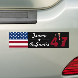 47 Trump Desantis 2024 Autoaufkleber