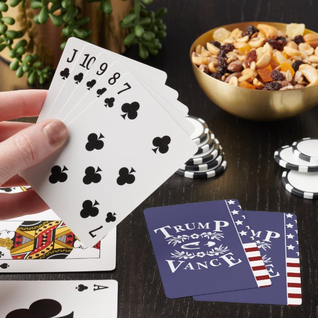 47 Trump Vance 2024 Spielkarten (In Situ)