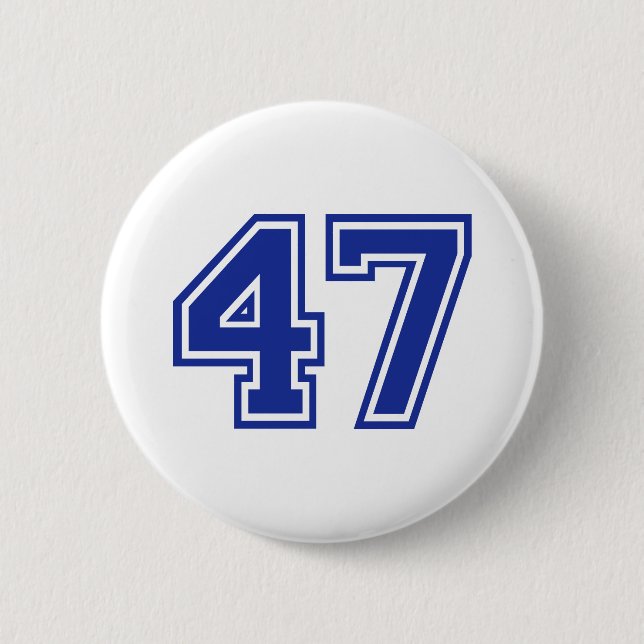 47 - Zahl Button (Vorderseite)