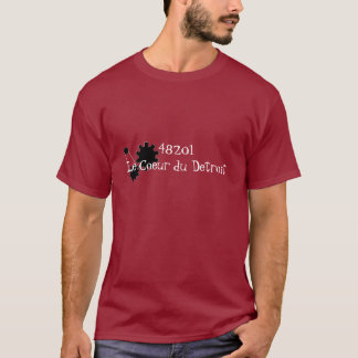 48201Le Coeur DU Detroit mit Ganglogo T-Shirt