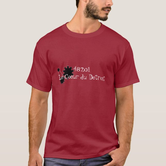 48201Le Coeur DU Detroit mit Ganglogo T-Shirt (Vorderseite)