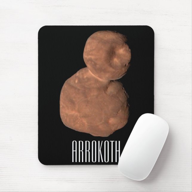 486958 Arrokoth (2014 ME69) (Ultima Thule) Mousepad (Mit Mouse)