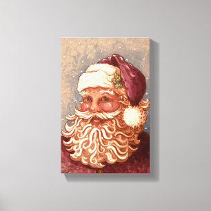 4884 Weihnachtsmann-Weihnachten Leinwanddruck