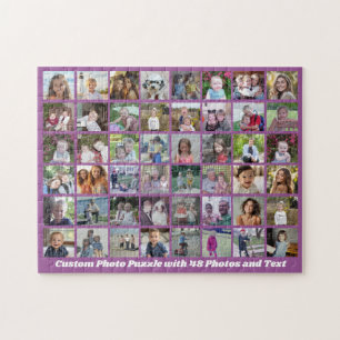 48-Foto-Collage-Raster - Skripttext - lila