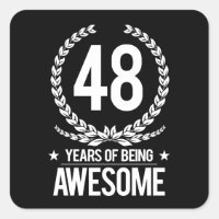 Endlich 48 Jahre Geschenk Witzige Geschenkideen Zum Geburtstag
