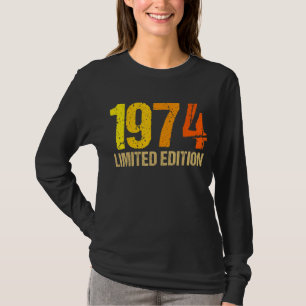 48. Geburtstag Ladys Mens 48 Jahre 1974 T-Shirt