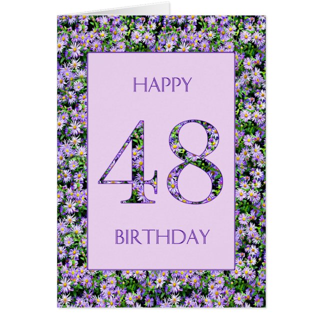 48. Geburtstag Lila Daisies (Vorne)