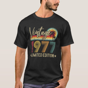 48. Geburtstag Vintag 1977 Männer Frauen 48 Jahre T-Shirt