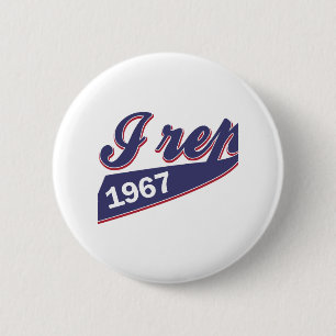 48-Geburtstags-Entwurf Button