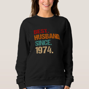 48. Hochzeitstag Bester Ehemann seit 1974 F Sweatshirt