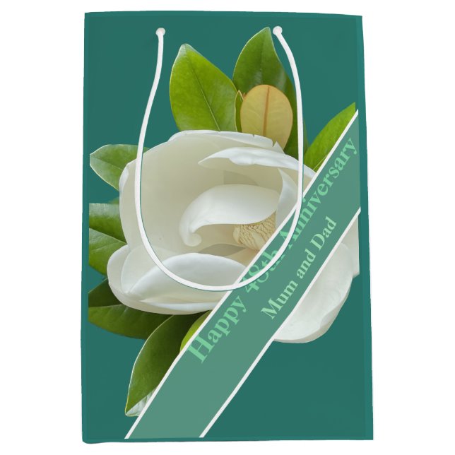 48. Hochzeitstag Mittlere Geschenktüte (Vorderseite)