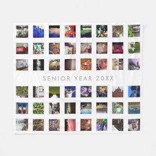 48 Instagram Foto-kundenspezifische Fleecedecke