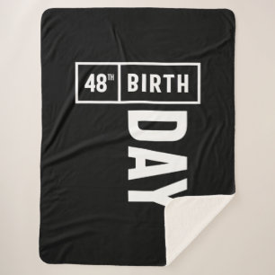 48 Jahre alt - 48. Geburtstag Funny Gift Sherpadecke
