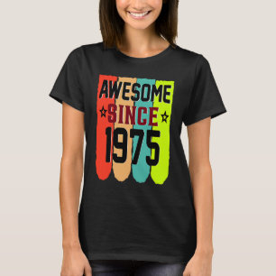 48 Jahre alte Vintage 1975 48. Geburtstag T-Shirt