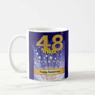 48 Jahre CUSTOM Recovery-Jubiläum Fett gedruckte Z Kaffeetasse