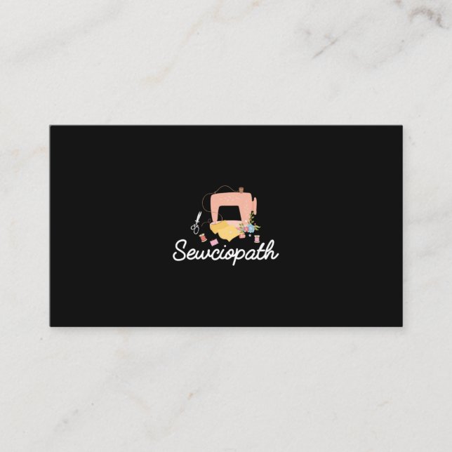 48.Nähen von Bekleidung Visitenkarte (Vorderseite)