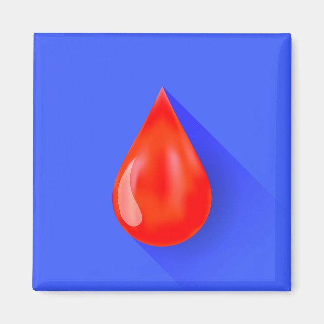 4935Rotes Blut Magnet (Vorne)