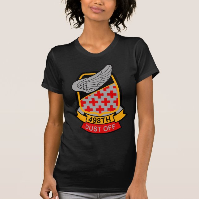 498th Sanitätsflugzeug Medical Company - Dustoff T-Shirt (Vorderseite)