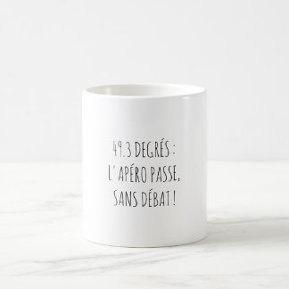 49.3 Politik Apéro Zitat Lustig Französisch Kaffeetasse