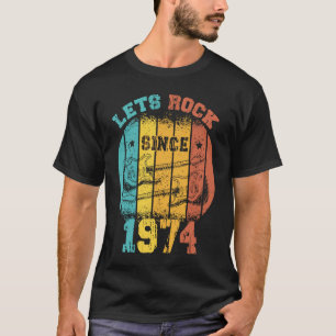 49. Geburtstag Vintag 1974 Retro 49 Jahre alter Ra T-Shirt