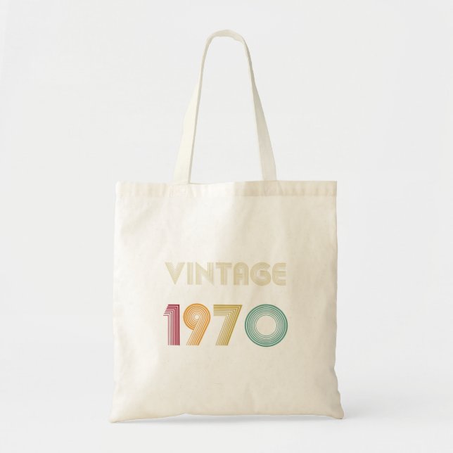 49. Geburtstagsgeschenk Vintag 1970 Tragetasche (Vorne)