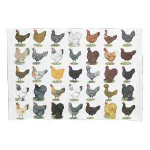 49 Huhn-Hennen Kissenbezug