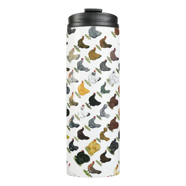 49 Hühnerhennen Thermosbecher (Vorderseite)