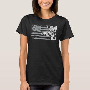 49 Jahre alte Legende seit September 1973 49. Gebu T-Shirt