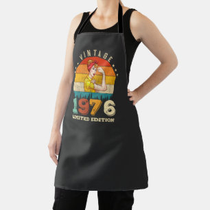 49-jähriger Tag 1976 Vintag 49. Geburtstagsfrauen Schürze
