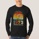 49 Year Old 1973 Vintage 49th Birthday Gifts women T-Shirt<br><div class="desc">Birthday Design For anyone who's horoscope say difficult & Stubborn But totally worth.Wear it with pride at work,  school gym perfect to pair with shorts,  leggings or jeans for a casual yet trendy Look</div>