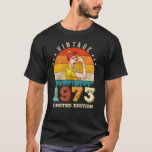 49 Year Old 1973 Vintage 49th Birthday Ohrs women T-Shirt<br><div class="desc">Birthday Design For anyone who who's horoscope say conflit & Stubborn But totally worth.Wear it with pride at work,  school gym perfekt to pair with shorts,  leggings or jeans for a casual yet trendy Look</div>