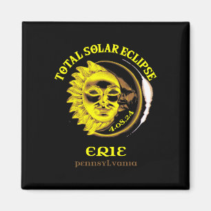 4.08.24 Gesamtsolaristin Eclipse 2024 Erie Pennsyl Magnet