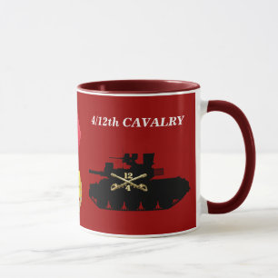 4/12th Tasse de la cavalerie M551 Sheridan
