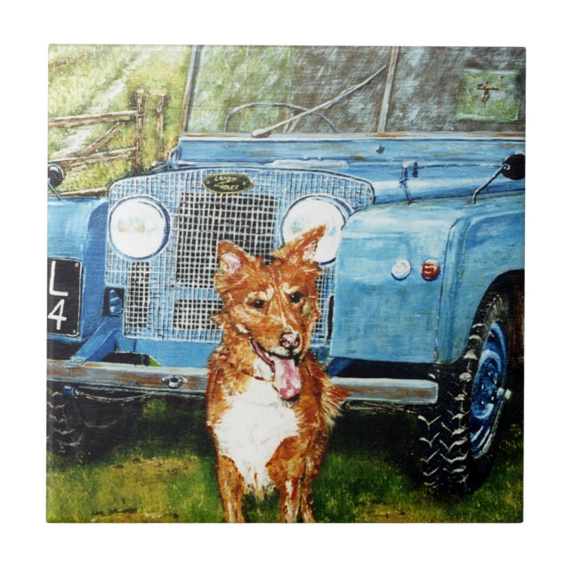 4,25" carreau de céramique décoratif de carré (Devant)